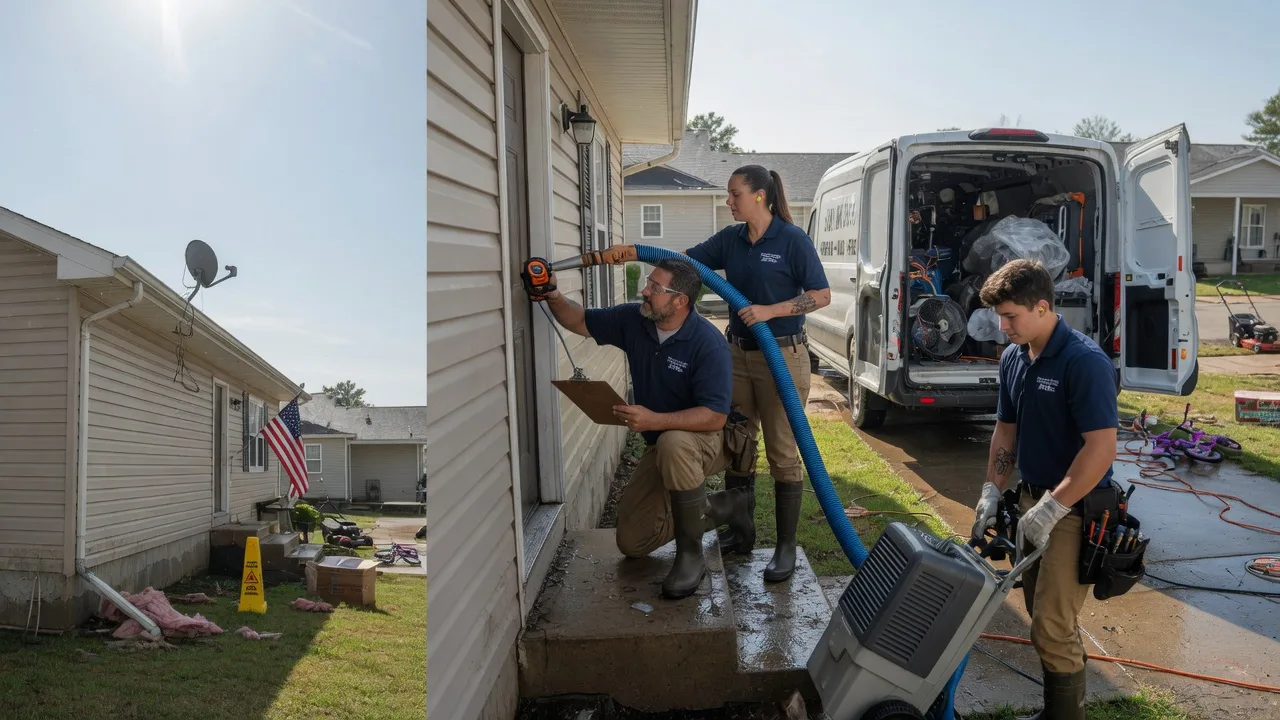 Ceiling Water Damage Restoration in Newton, IA near me